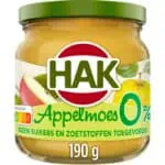 Hak Appelmoes 0% pot 190 gr