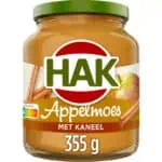 Hak Appelmoes met kaneel pot 355 gr