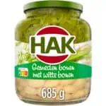 Hak Gesneden bonen met witte bonen pot 685 gr