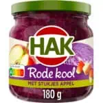 Hak Rode kool met stukjes appel pot 180 gr
