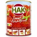 Hak Taart & vlaaifruit aardbeien blik 430 gr
