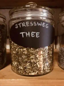Stressweg kruiden thee per ons