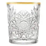 tumbler glas Hobstar goud 35cl per 25 stuks