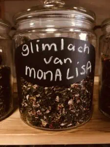 De glimlach van Mona Lisa thee per ons
