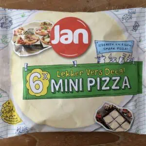 Jan mini pizza 6 x 65 gr