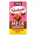 Verkade fair trade chcolade reep hazelnoot XXL 192 gr