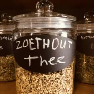 Zoethout thee per ons