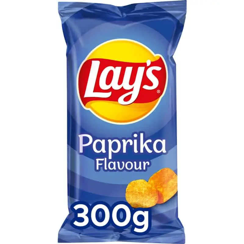 Lay's Paprika 300gr Lays paprika chips 275 gr - Afbeelding 1