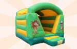 Springkussen 4 x 3 m mini jungle met dak - Afbeelding 2