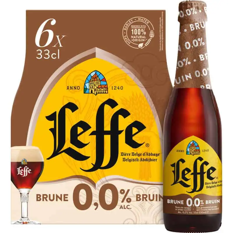 Leffe Bruin 0.0% 6-pack Leffe bruin 0% fles 33 cl - Afbeelding 1