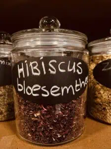 Hibiscusbloesem sabdariffa sudan thee per ons