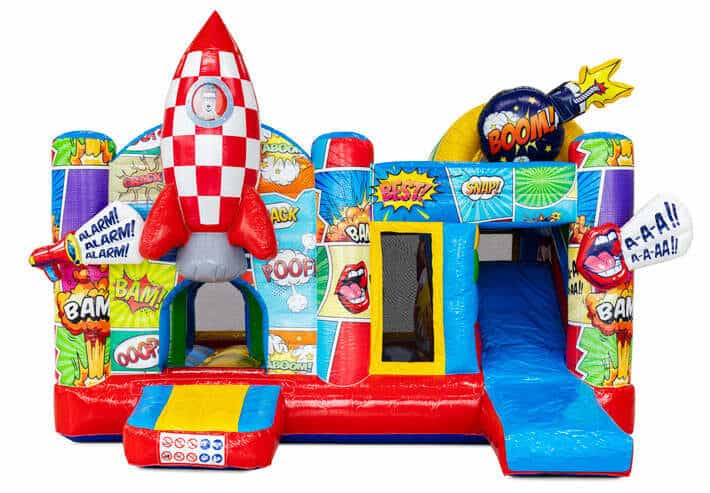 6660021 Multiplay comic springkussen 5 x 5,5 m - Afbeelding 1